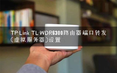 TP-Link TL-WDR6300路由器端口转发(虚拟服务器)设置
