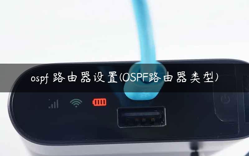 ospf 路由器设置(OSPF路由器类型)