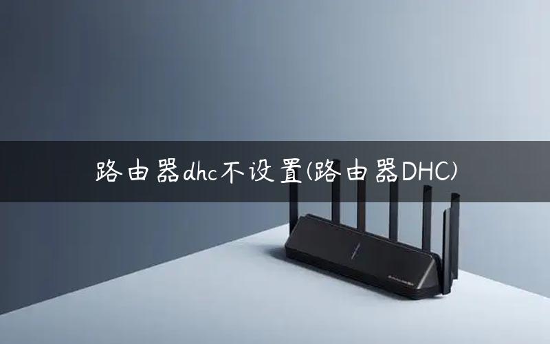 路由器dhc不设置(路由器DHC)