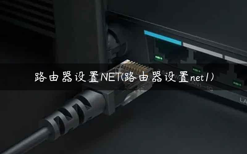 路由器设置NET(路由器设置net1)
